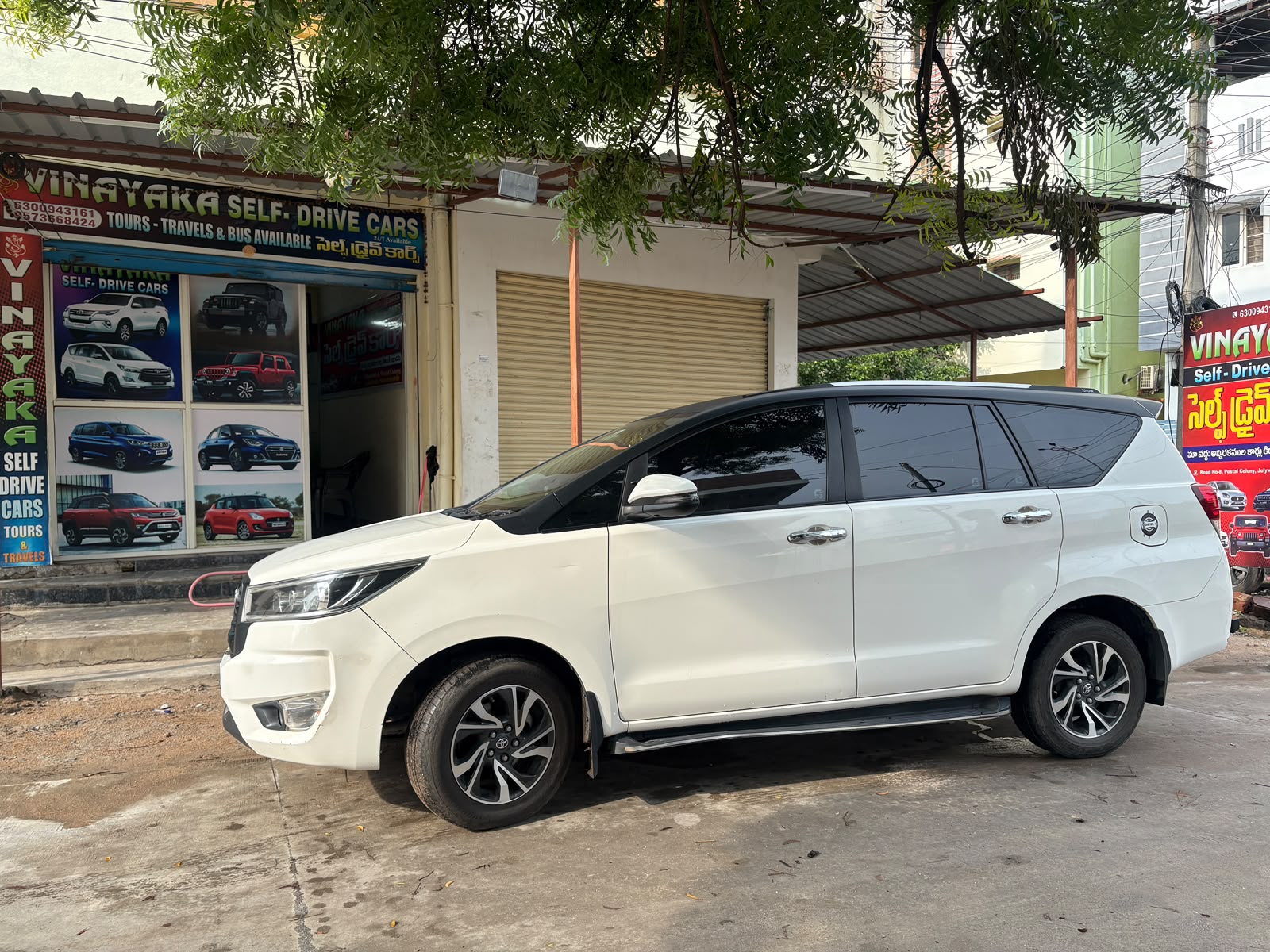 Toyota Innova Crysta G-2.5 self drive rental in Warangal
